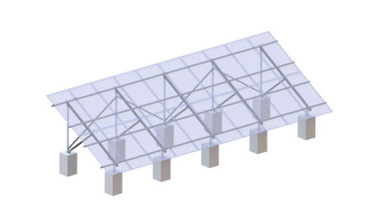 2x10 Aluminum Ground Mounting system